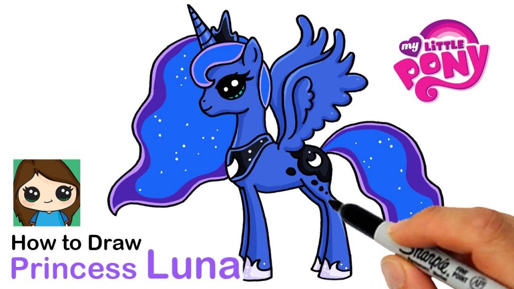 How To Draw Princess Luna From My Little Pony - daily coloring pages denis roblox my little pony girls for kids 4