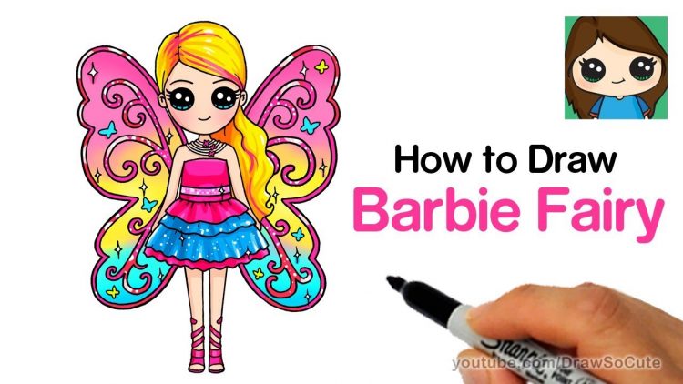 barbie cartoon drawings