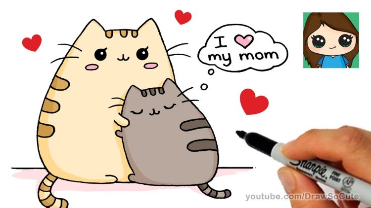 easy mothers day drawing