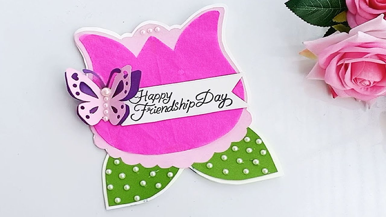 How to make friendship day card/handmade card 