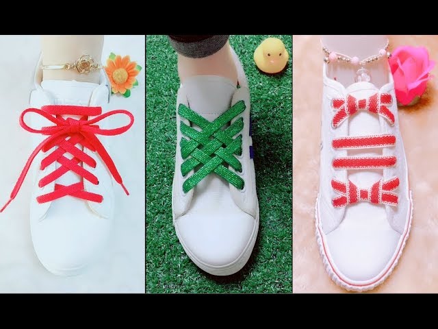 20 Cách Buộc Dây Giày Cực Đẹp | Creative Ways to fasten Shoelaces 