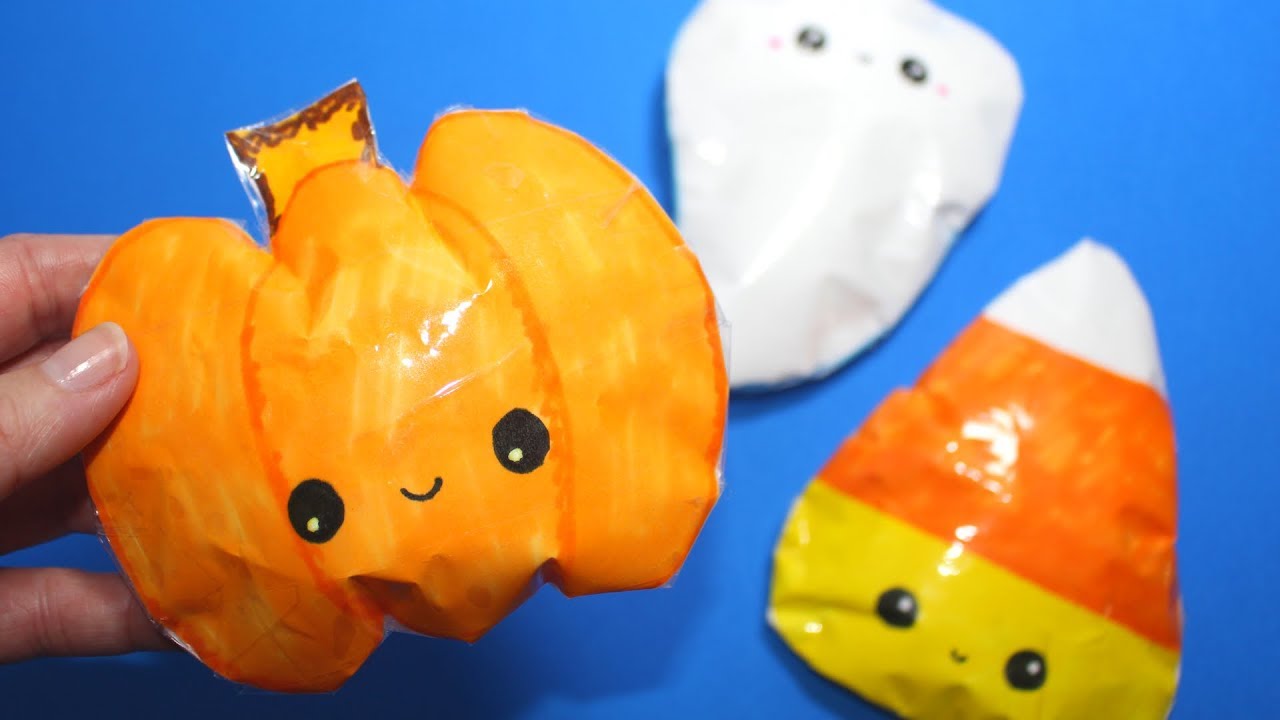 Halloween Paper Squishies | Kawaii Halloween Squishy