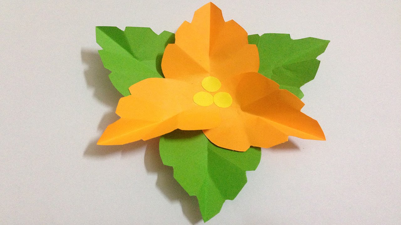 easy origami flower for beginners