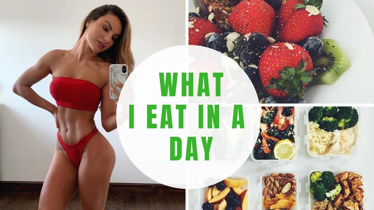 WHAT I EAT IN A DAY - TO STAY TONED & IN SHAPE! 