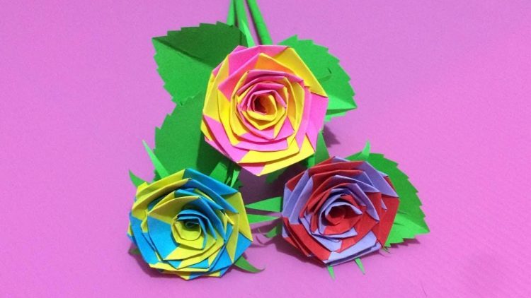 How To Make Small Rose Flower With Paper Making Paper Flowers Step By Step Diy Paper Crafts - 2019 roblox id roses