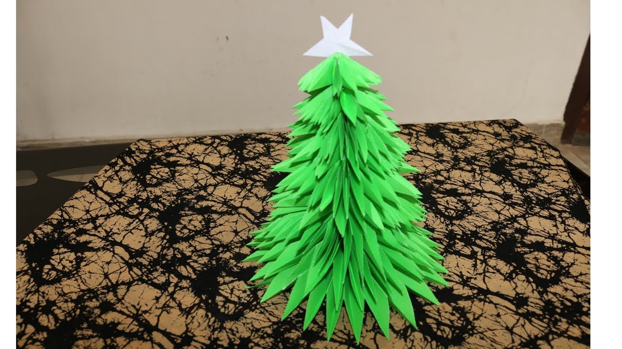 How to make a Christmas tree using Papers - DIY Xmas Tree - Handmade crafts 