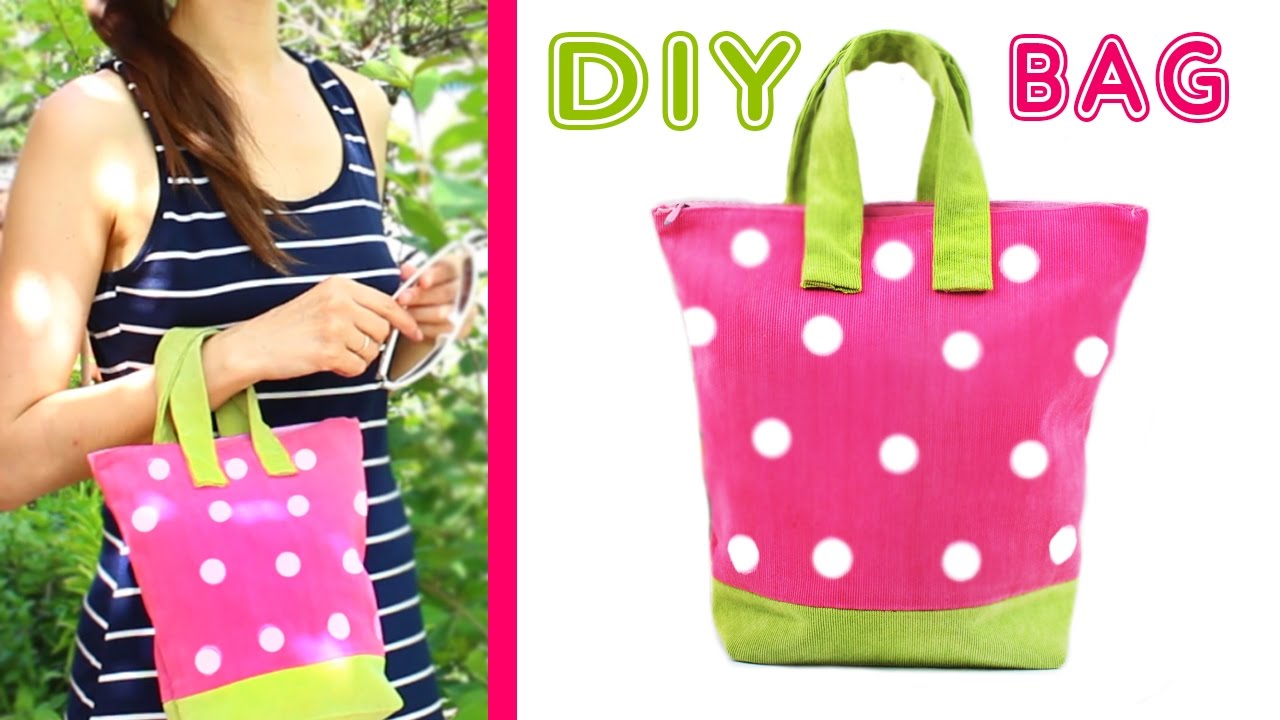 DIY purse tutorial - summer bag - Strawberry Handbag 