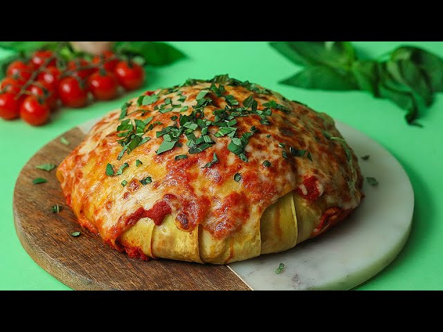 Spinach and Ricotta Lasagne Dome 