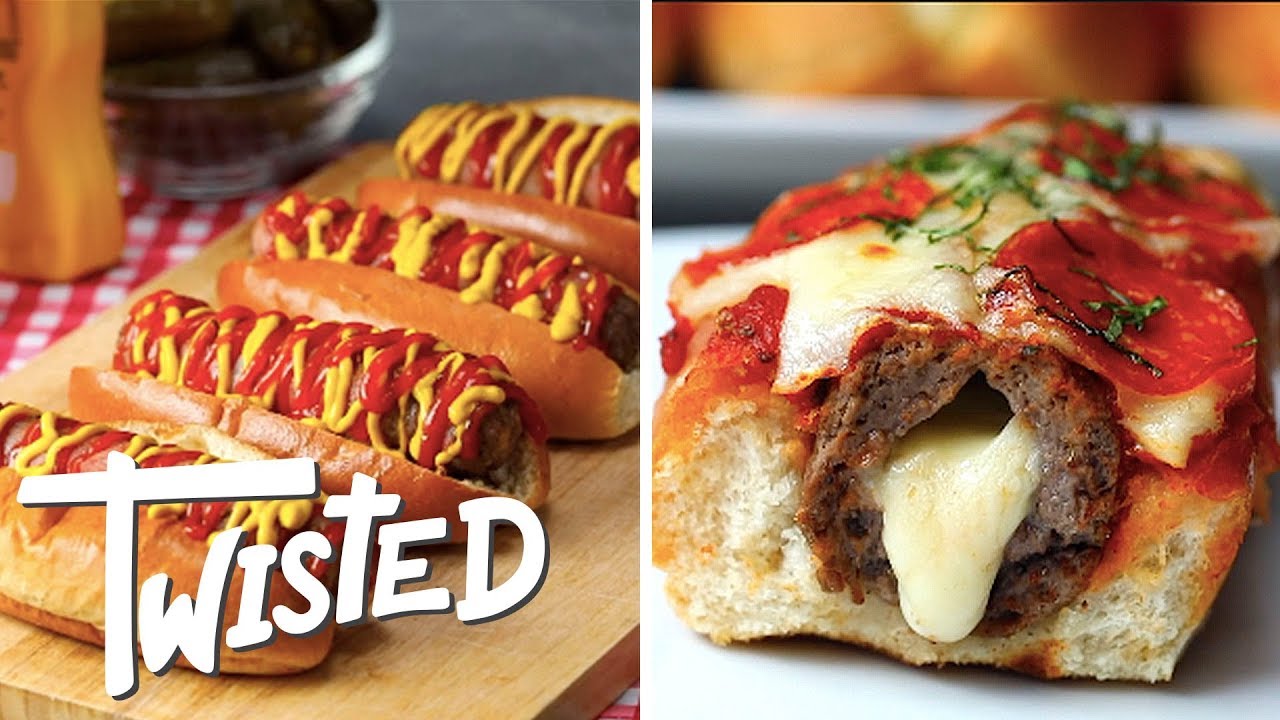 5 Twisted Burger Dogs 
