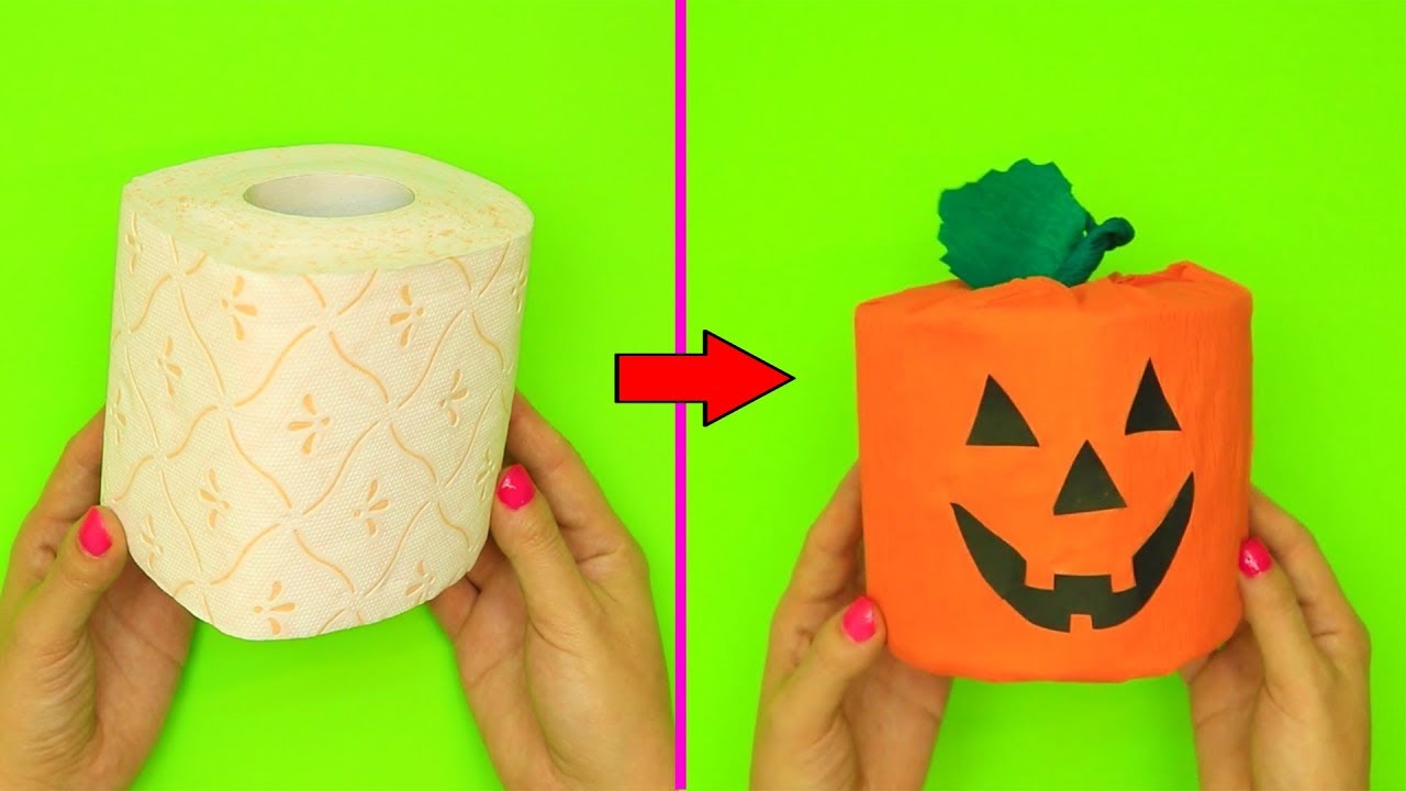 DIY Paper Pumpkin Craft Ideas | Halloween Paper Craft Ideas 2
