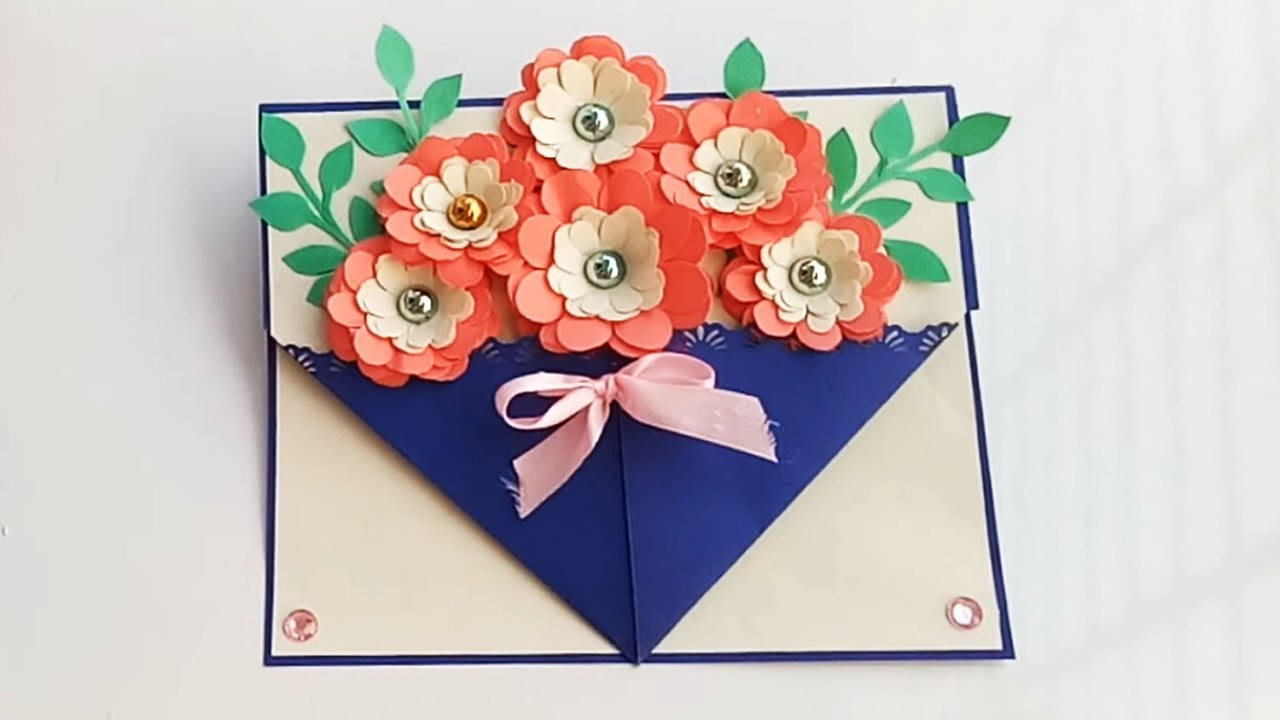 Beautiful Handmade Birthday card//Birthday card idea. 