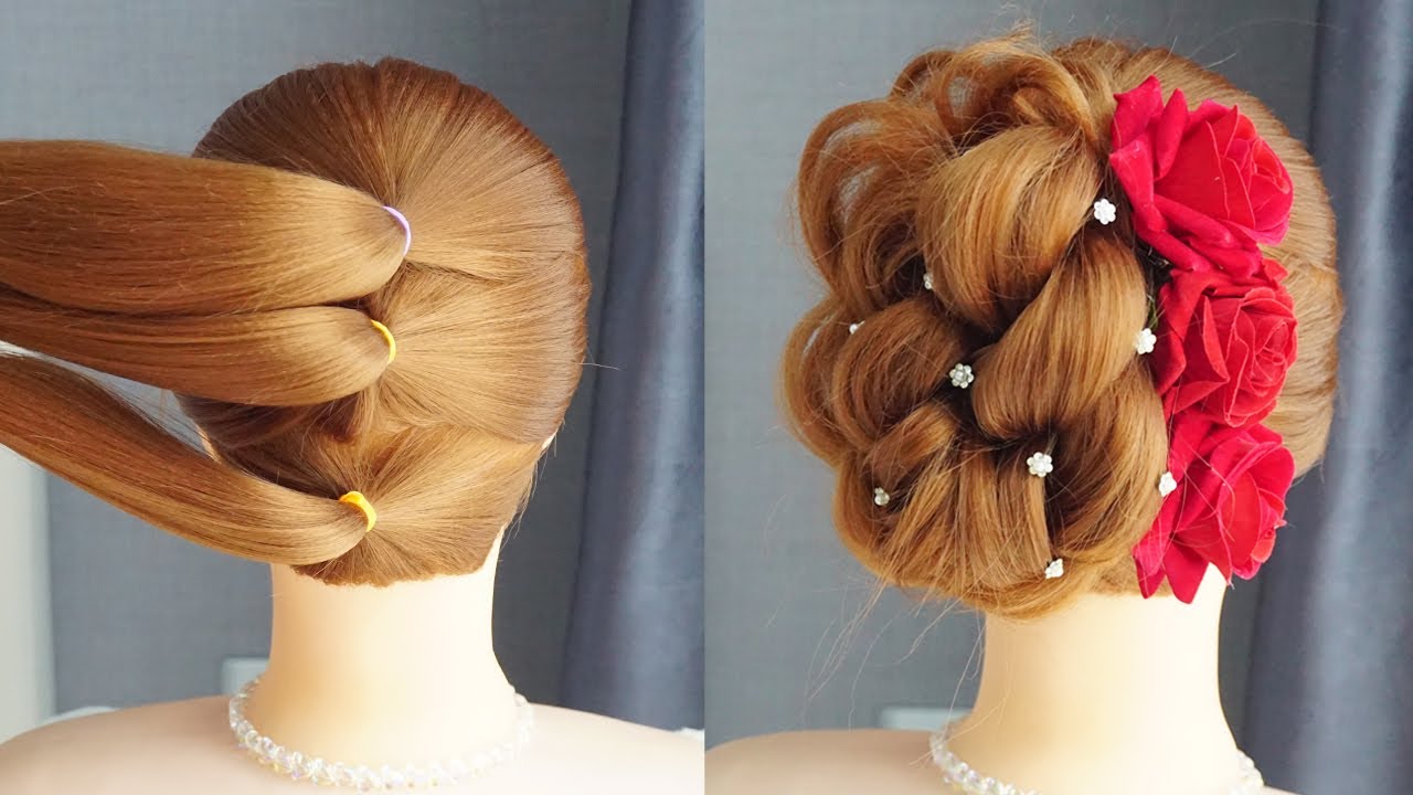 New Knot Hairstyle - Cute & Trendy Hairstyle For Girl | Different wedding party hairstyles ideas 1