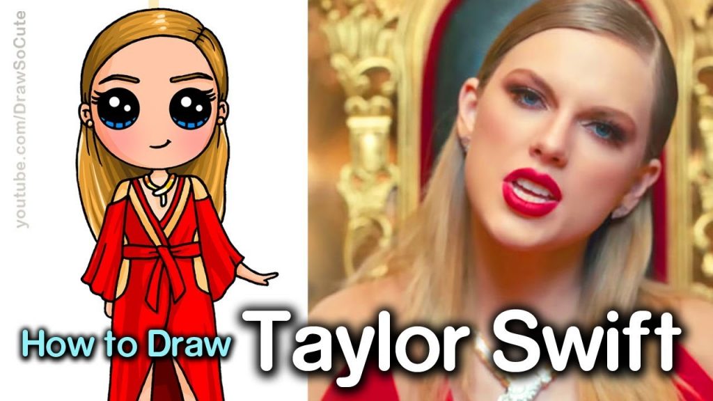 Taylor Swift Drawing Look What You Made Me Do Music Video Cartoon people drawing people ariana grande background. taylor swift drawing look what you