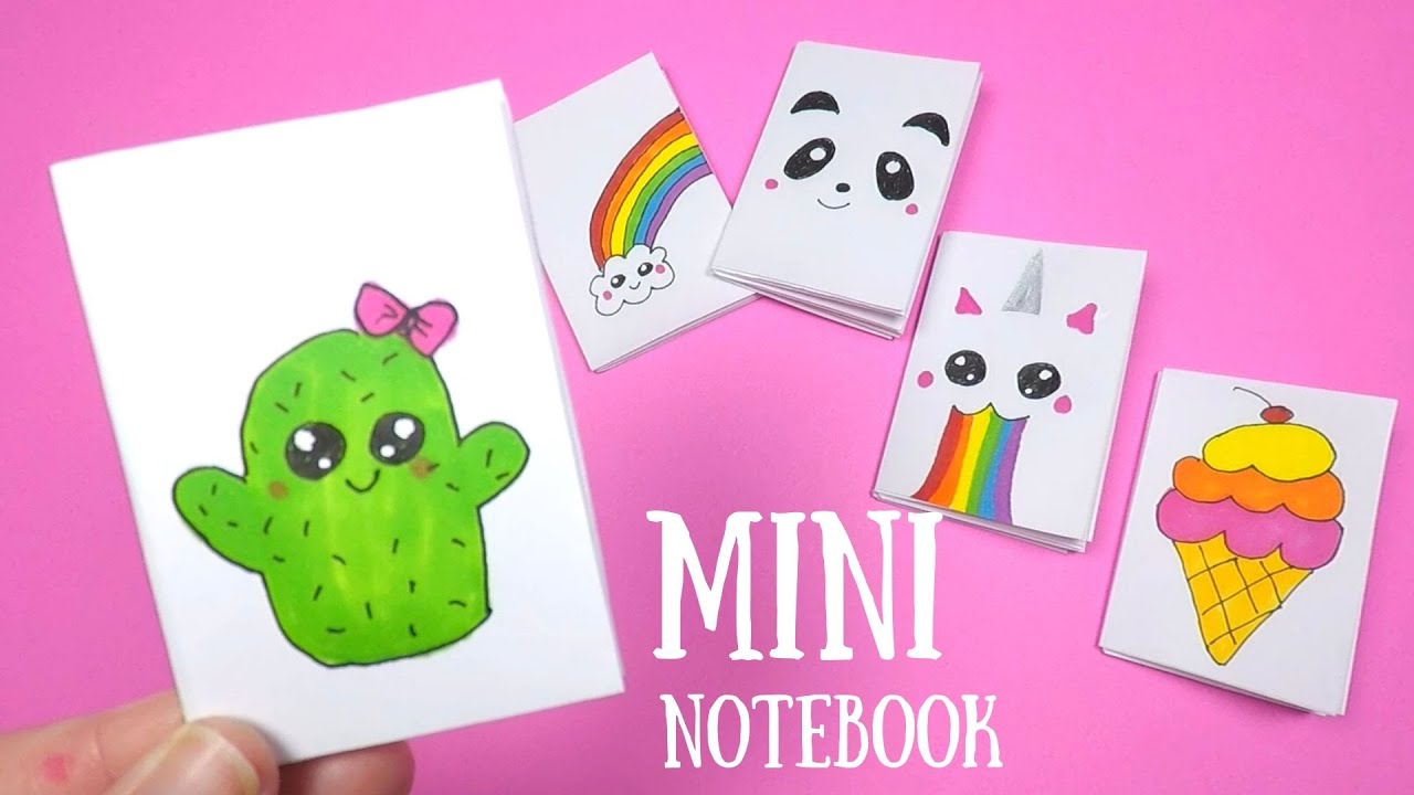 DIY Mini Notebook | Back to School | One Sheet No Glue Notebook 