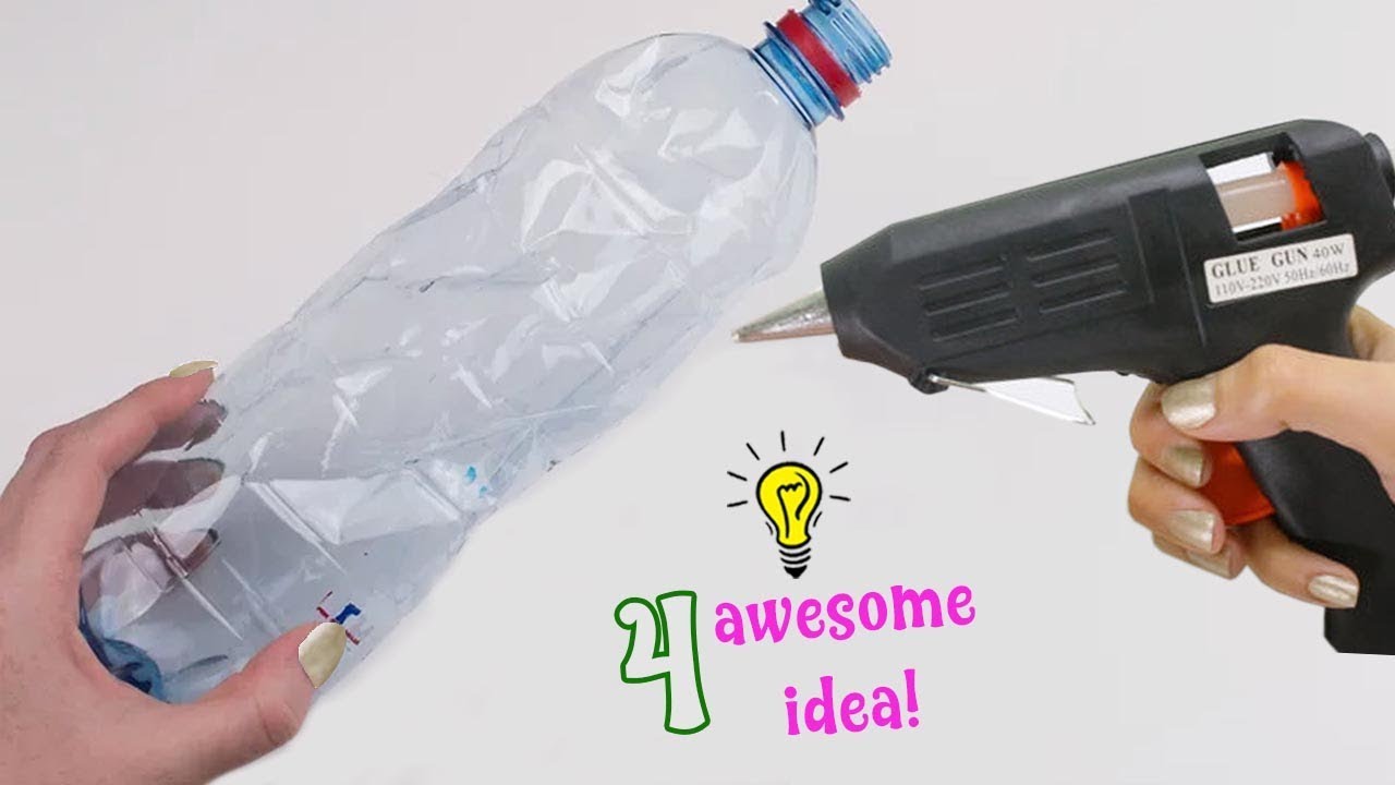 4 Awesome Ways to recycle/reuse plastic bottles 