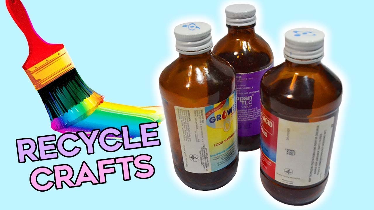 3 Quick and Easy Designs With Recycle Medicine Bottles 