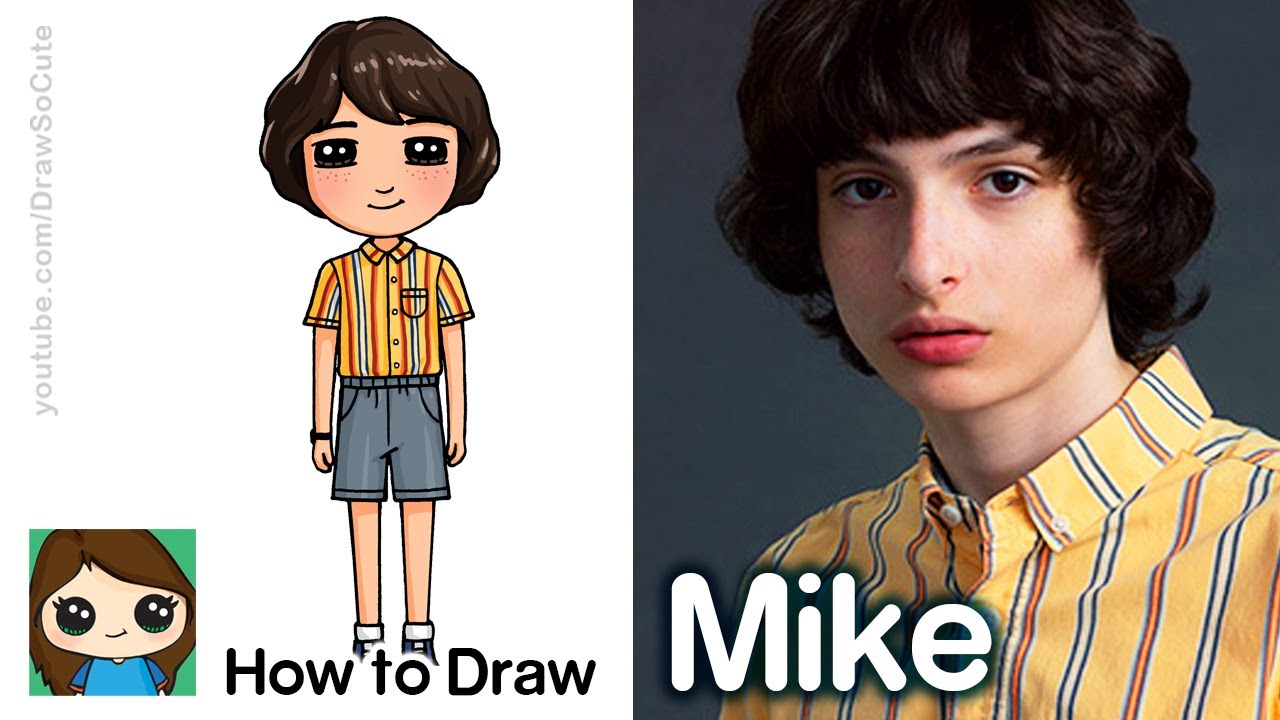 How to Draw Mike Wheeler | Stranger Things 