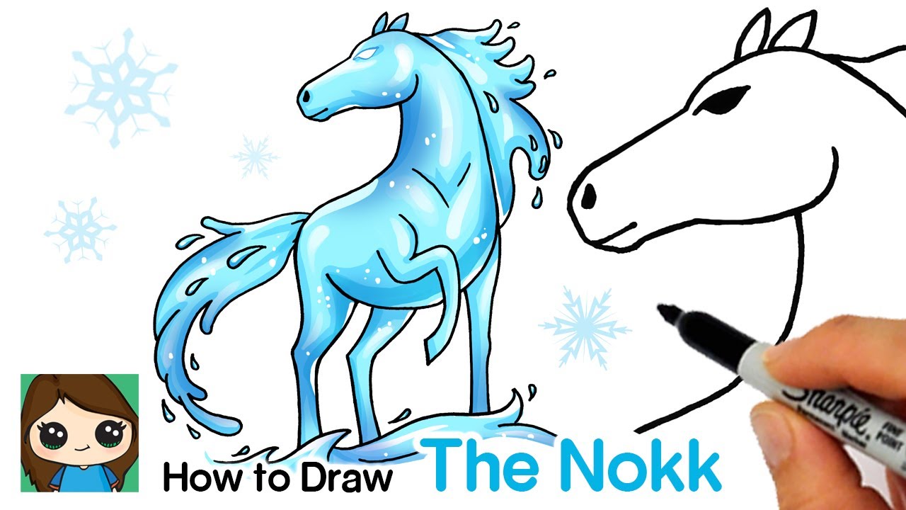 Download How to Draw The Nokk Horse | Disney Frozen