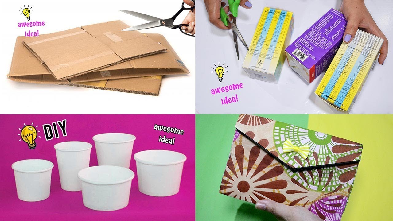 4 AWESOME AND CHEAP DIY CRAFTS ANYONE CAN MAKE! 