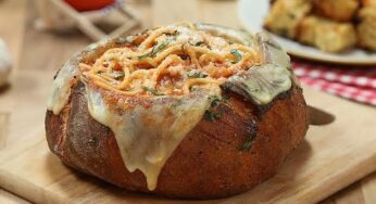 Spaghetti Meatball Pasta Bowl Recipe