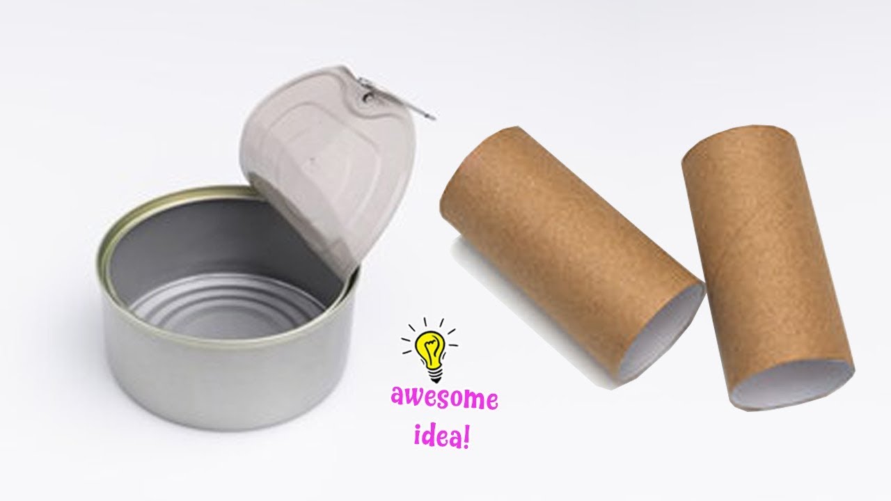 SURPRISING WAY TO MAKE WITH TISSUE ROLLS AND TIN CAN!?? 