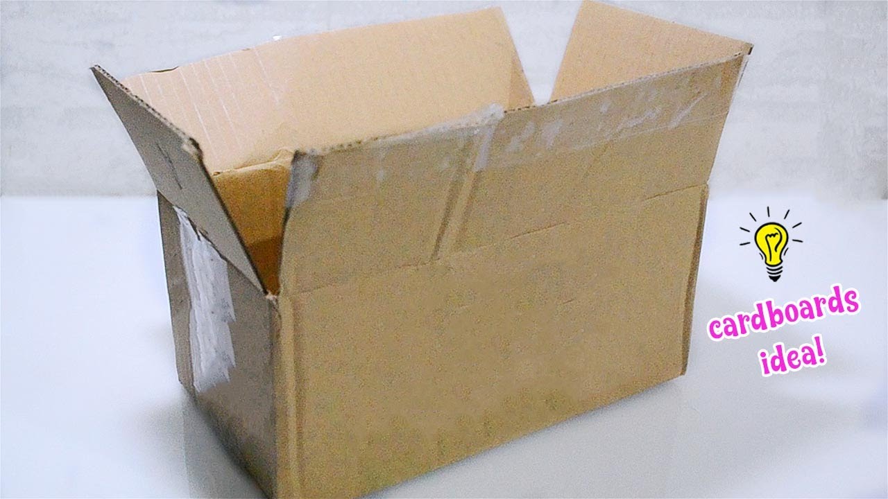4 WAYS TO TRANSFORM CARDBOARD BOXES to make more attractive |Best Out of Waste 