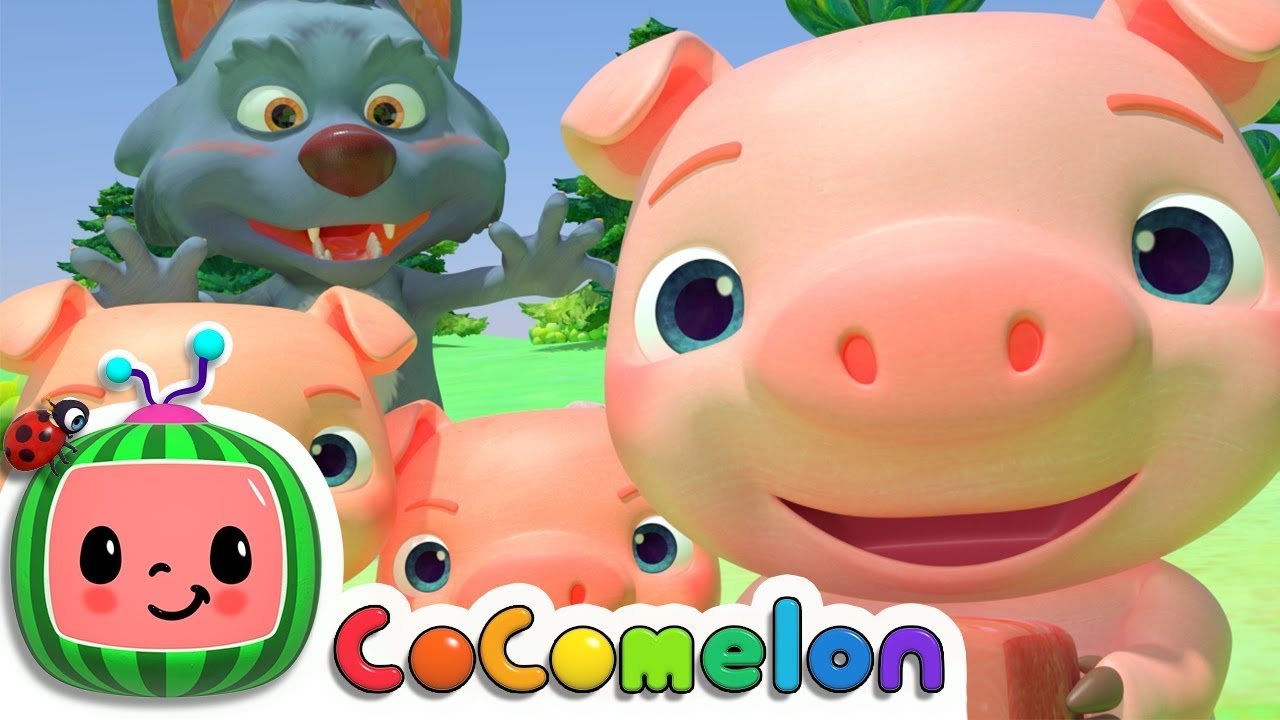 Three Little Pigs | CoComelon Nursery Rhymes & Kids Songs 