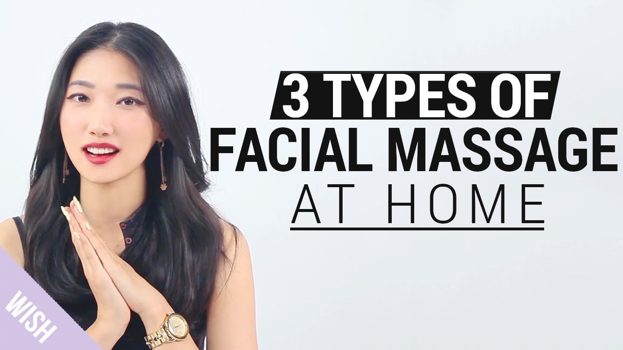 Korean V line Massage | 3 Types of Facial Massage at Home | Wishtrend TV 