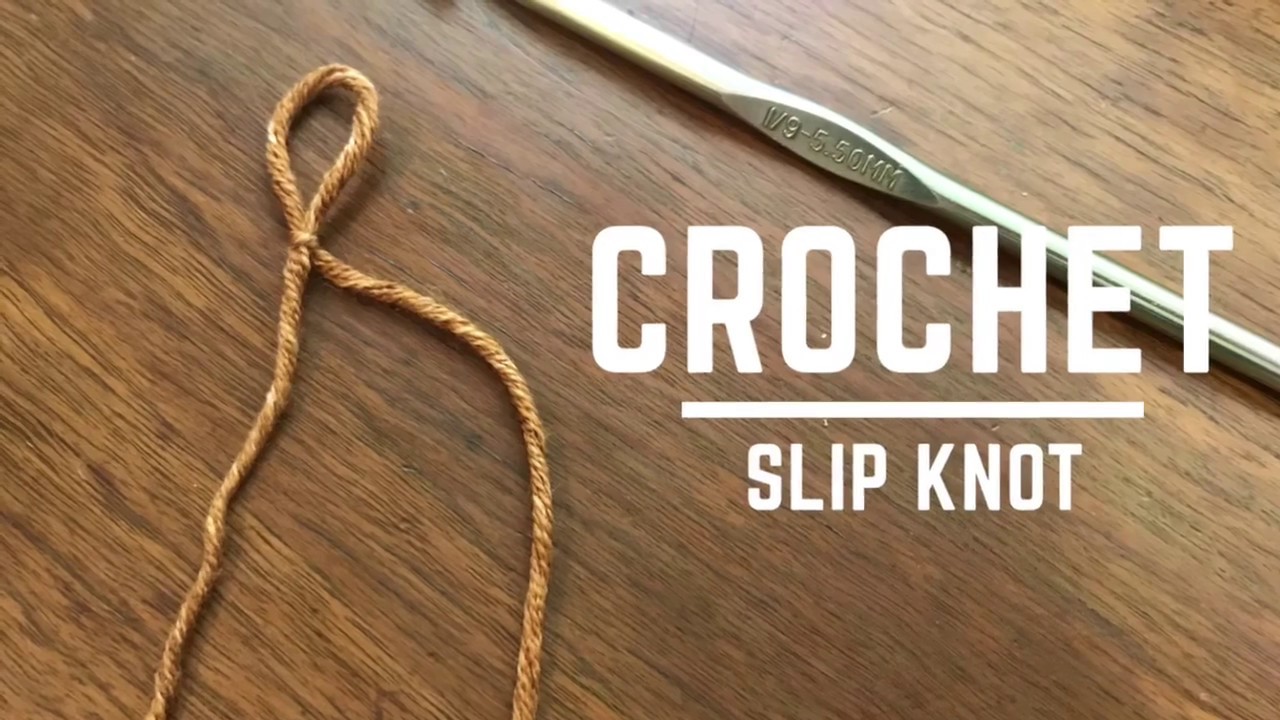 How to make a slip knot | Crochet slip knot | How to crochet 