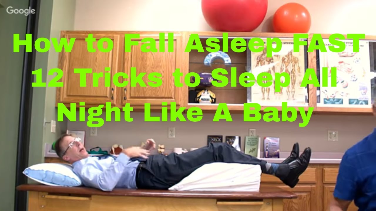 How to Fall Asleep FAST- 12 Tricks to Sleep All Night Like A Baby 