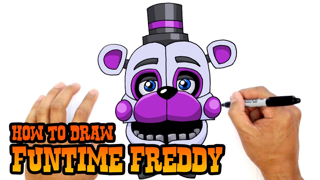 How to Draw Funtime Freddy | FNAF Sister Location 