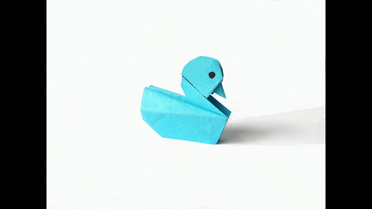 How to make a Paper duck? (easy origami) 