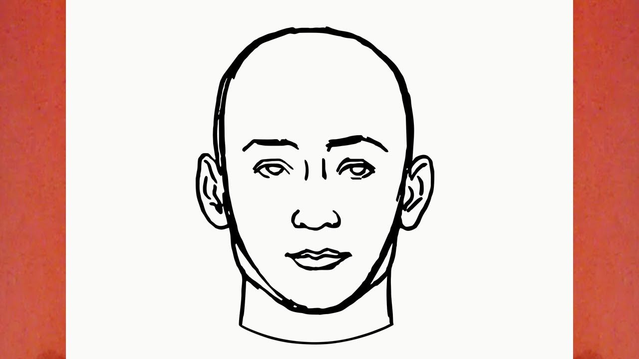 How to Draw a Human Face (male, female) 