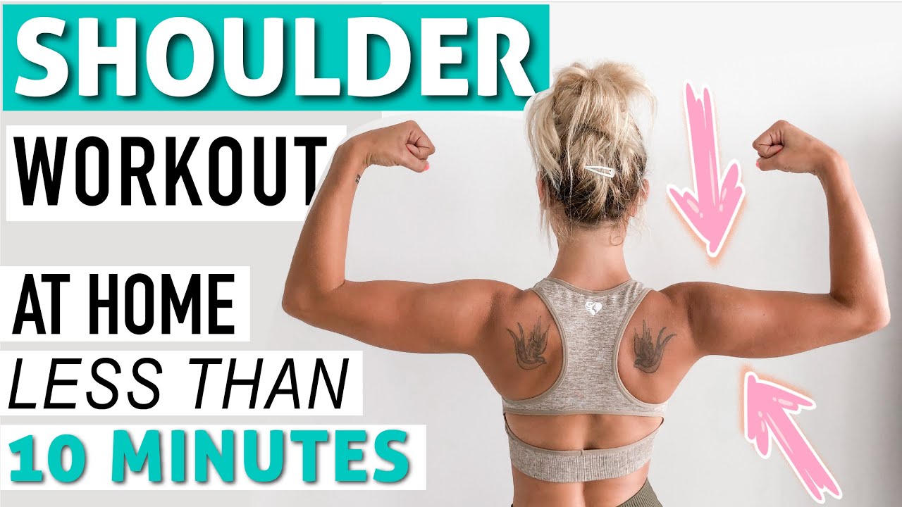 AT HOME SHOULDER WORKOUT | Best shoulder exercises 