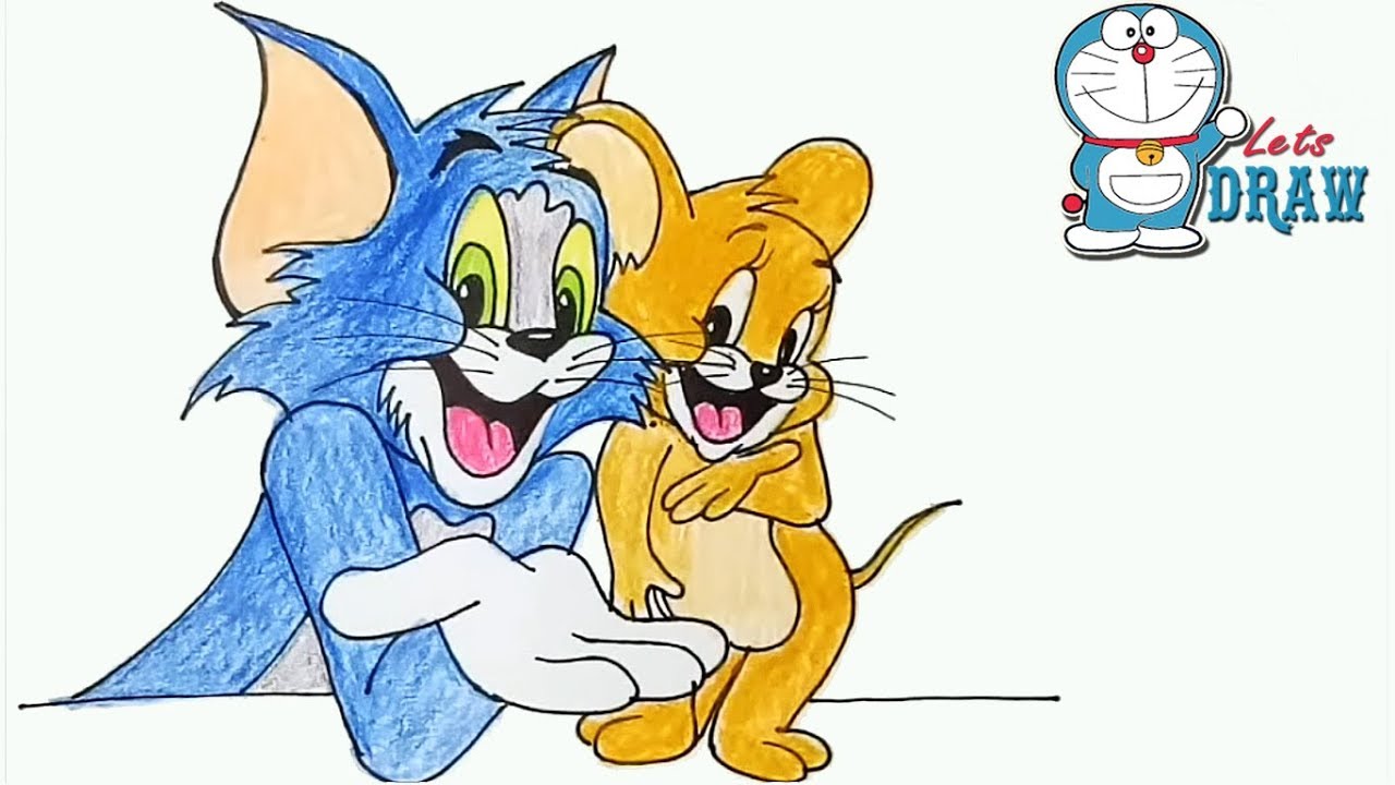 How to draw Tom and Jerry step by step 