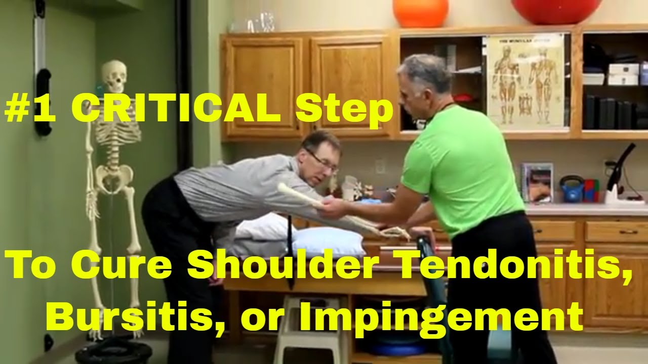 #1 CRITICAL Step to Cure Shoulder Tendonitis, Bursitis, Impingement. 