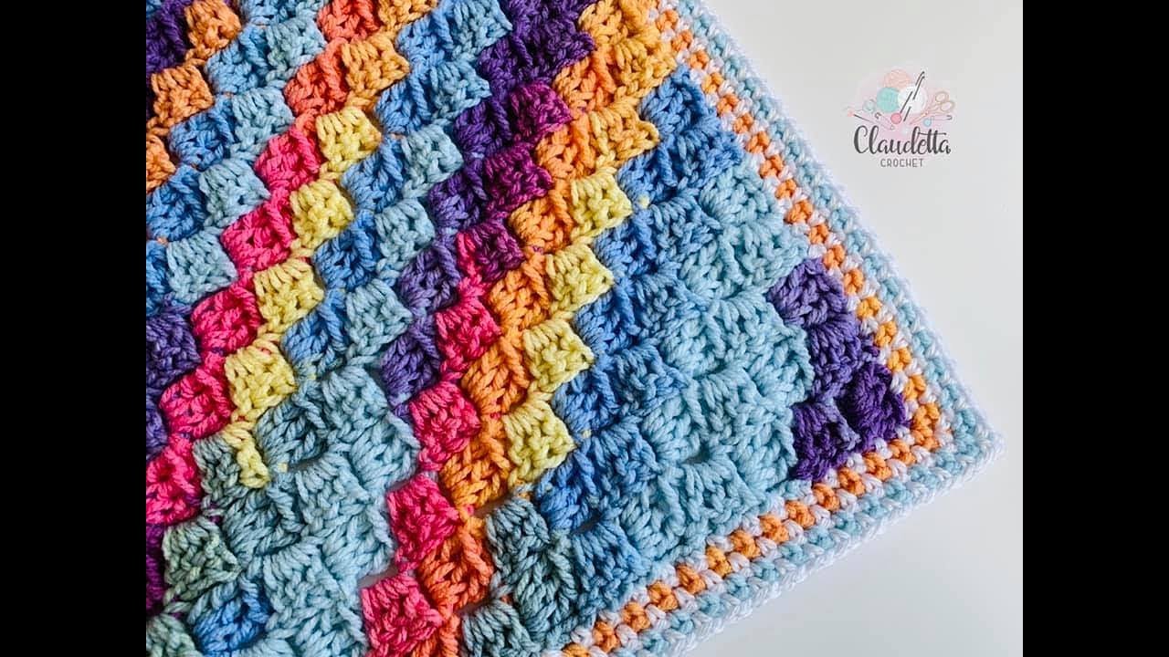 CROCHET BABY BLANKET / C2C Crochet for Beginners 