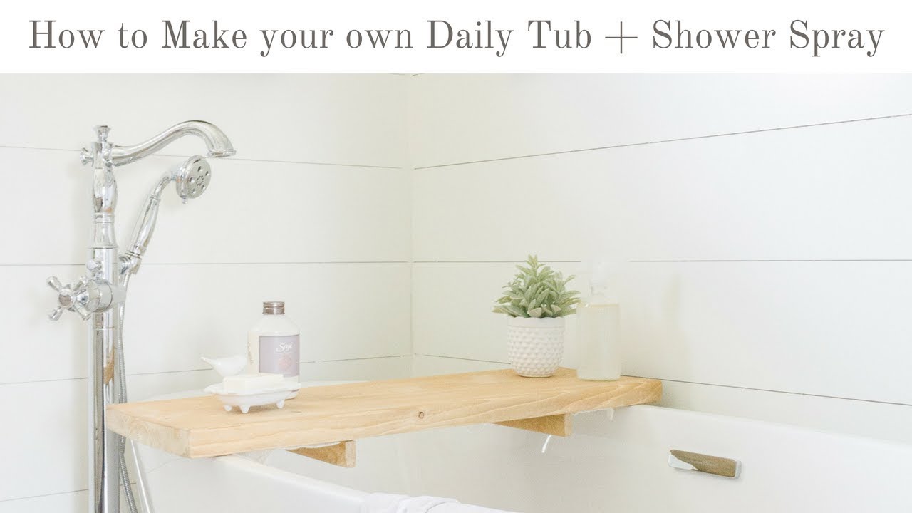 How to Make your own Daily Tub + Shower Spray 
