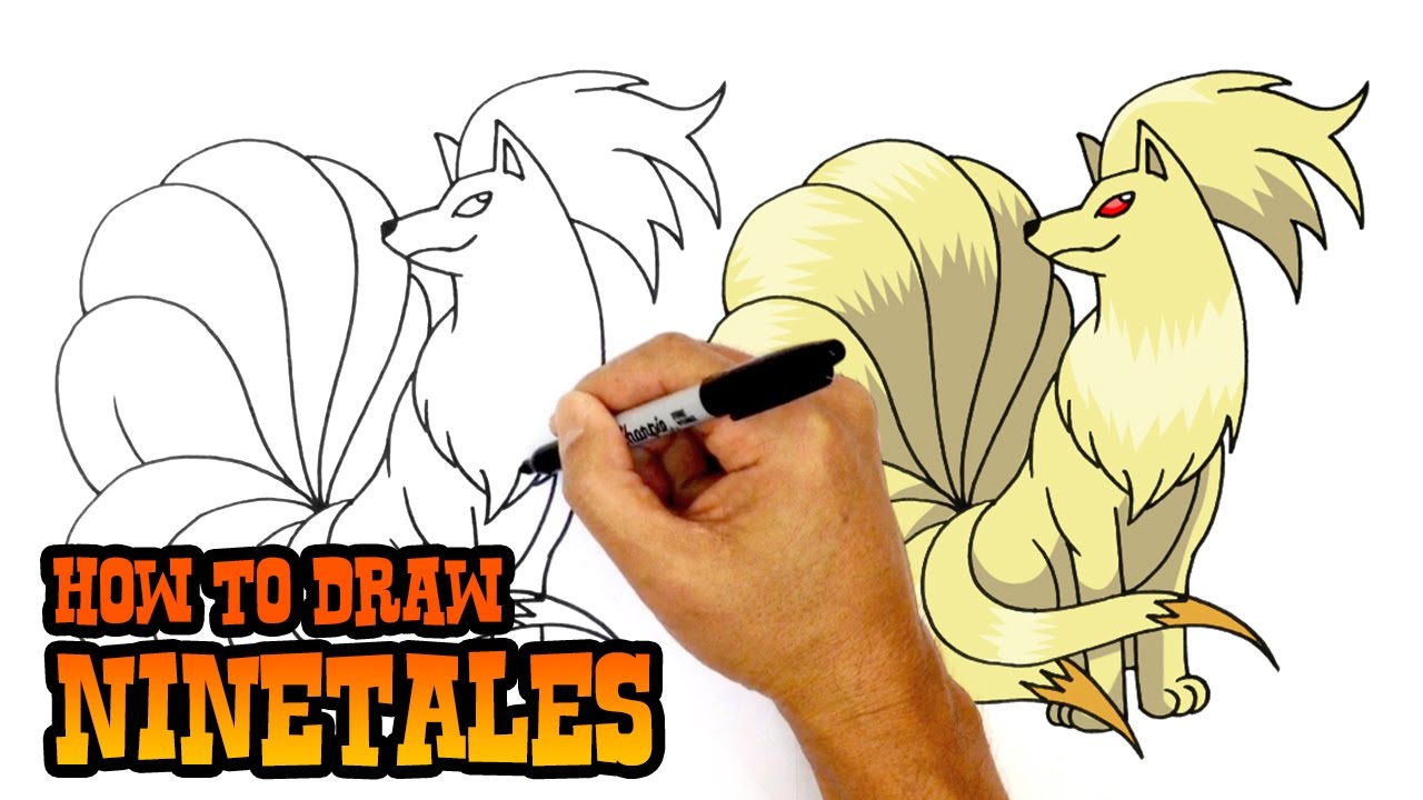 How to Draw Ninetales | Pokemon 