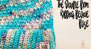 How To Crochet A Ribbed Double Brim | DAY 1 of 31 Crochet Beanie Patterns