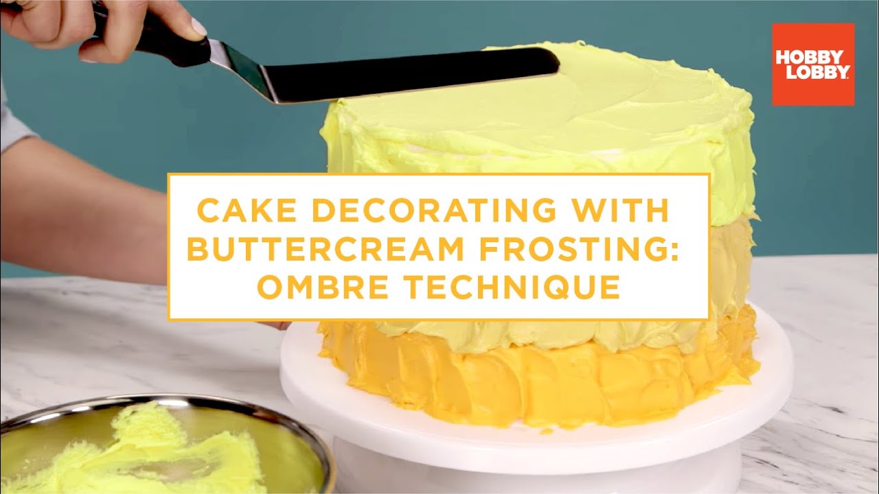 Cake Decorating with Buttercream Frosting: Ombre Technique | Hobby Lobby® 