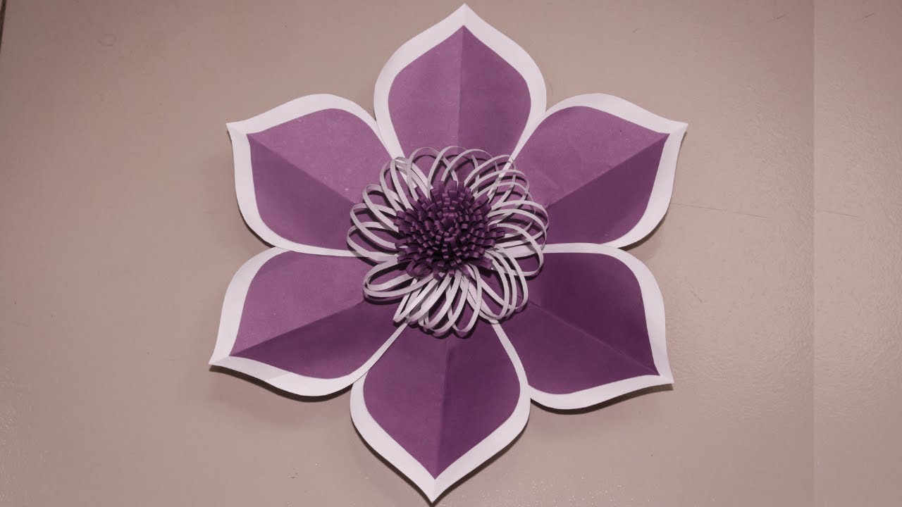 How to make paper flowers | Making flowers with paper | Paper flowers 