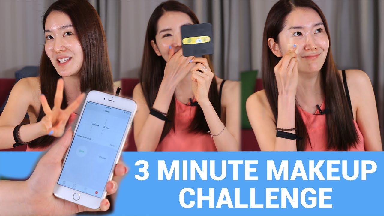 3 Minute Makeup Challenge with Eunice! | Wishtrend 