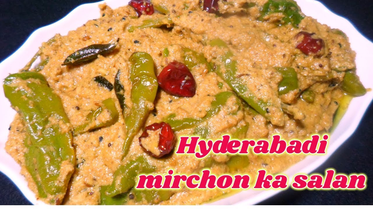 Hyderabadi mirchon ka salan recipe |Hyderabadi green hot chilli curry recipe| 