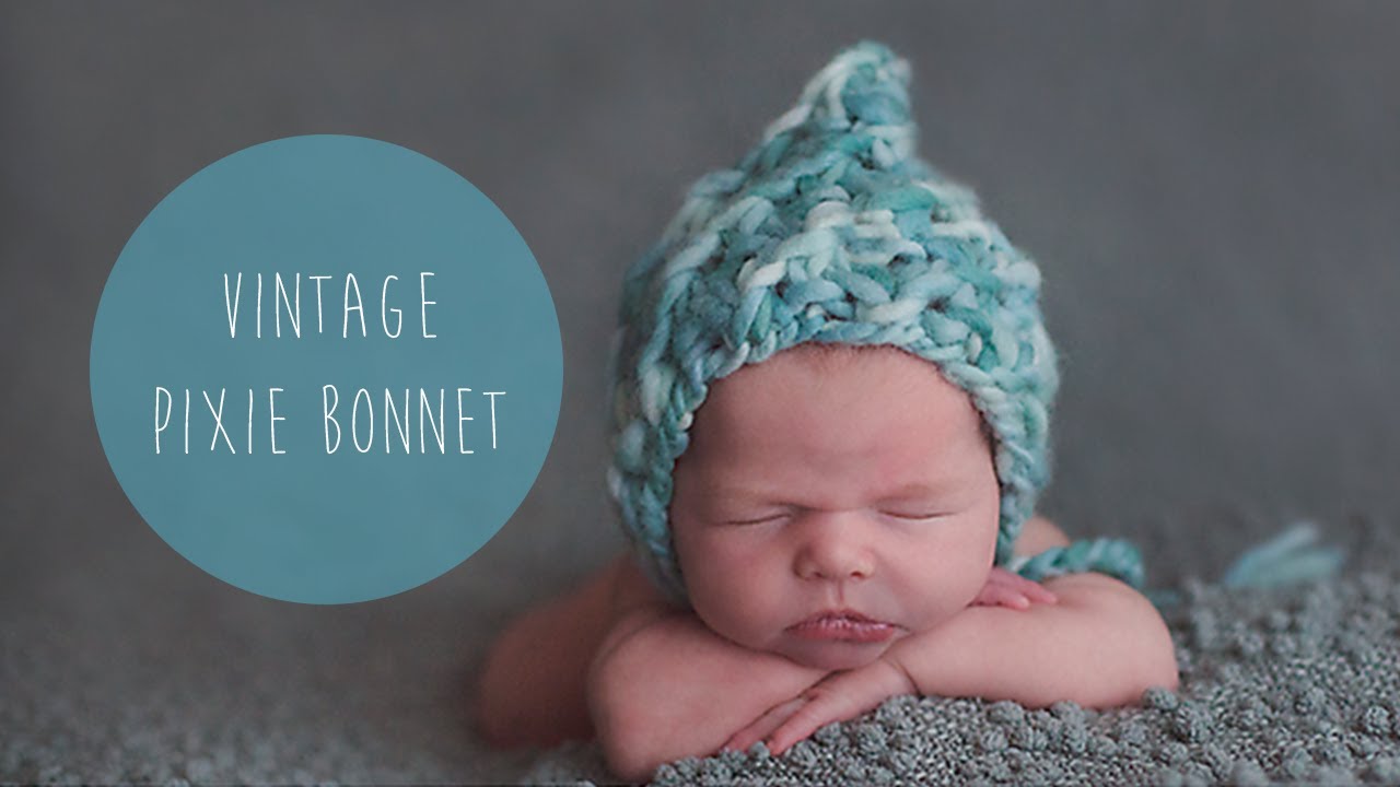 KNITTING TUTORIAL - FAST AND EASY CHUNKY NEWBORN HAT 