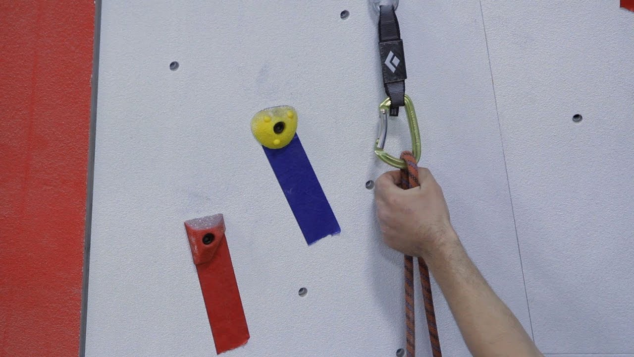 How to Clip on Lead for Indoor Climbing | Rock Climbing 