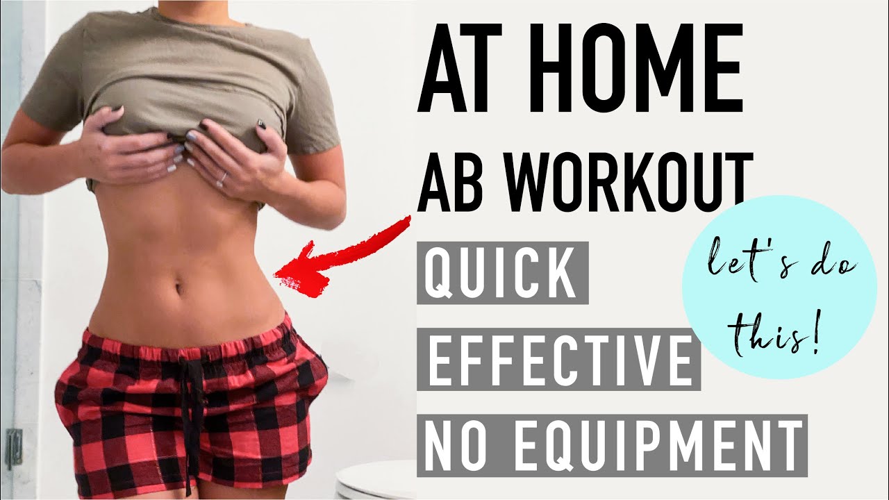 QUICK + SIMPLE Ab Workout. No equipment, no excuses... lets go 