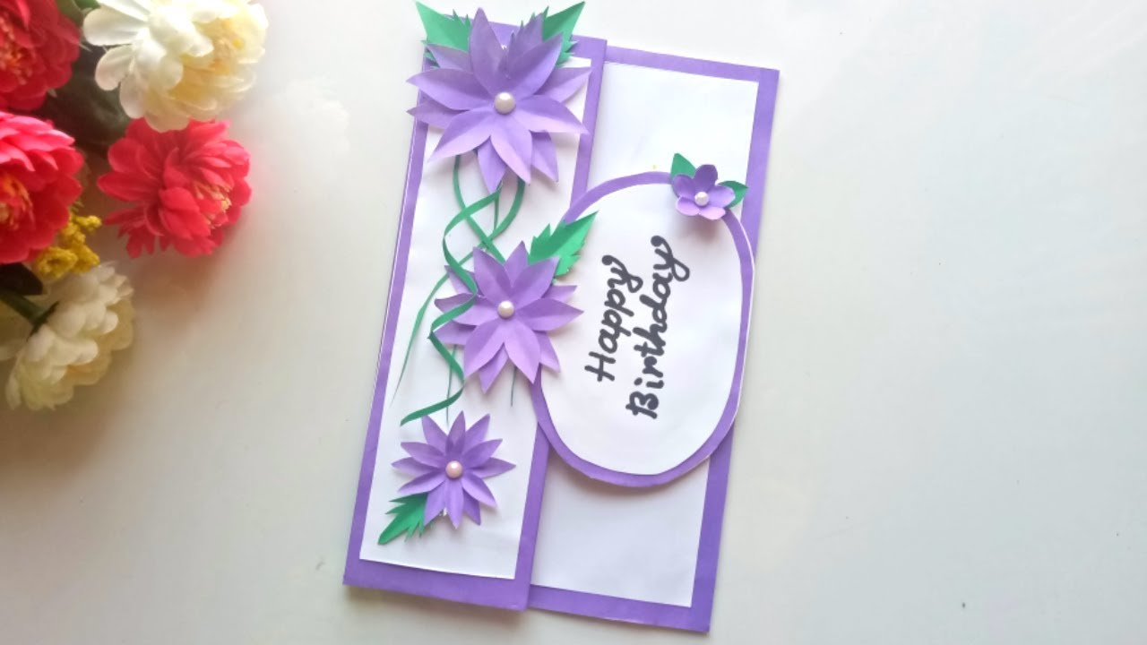 Beautiful Handmade Birthday card idea-DIY Greeting Cards for Birthday 2