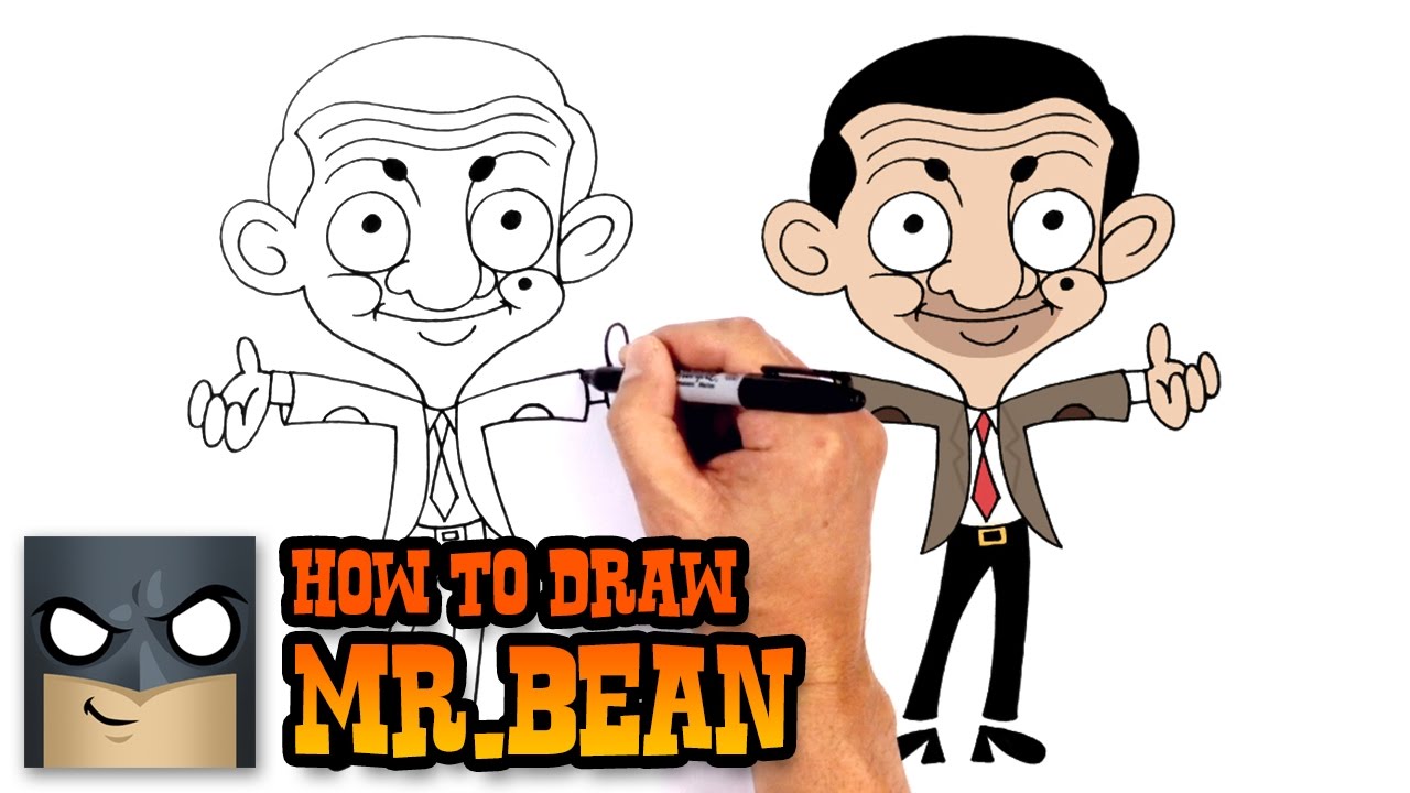 How To Draw Mr Bean Drawing Lesson - making mr bean a roblox account youtube