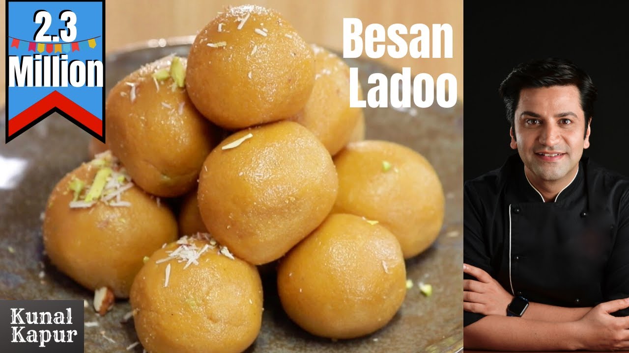 Besan Ke Laddu बेसन लडू | Kunal Kapur Ladoo Dessert Recipes | Diwali Methai Festive Recipes 